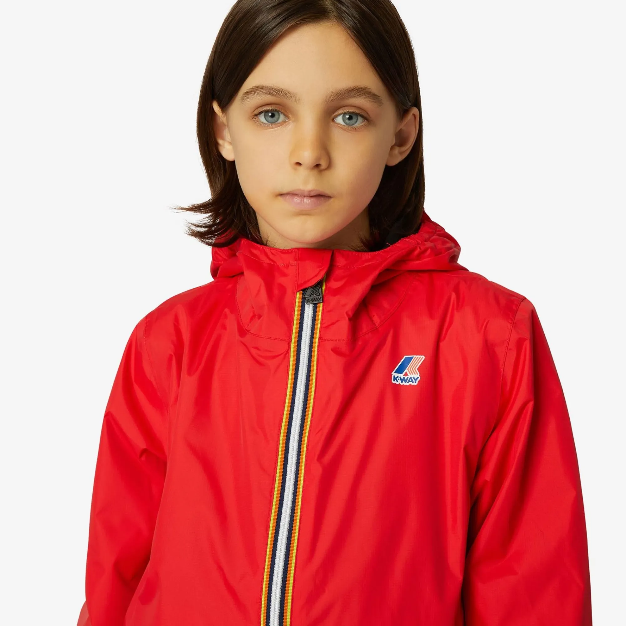 K-WAY P. Le Vrai 3.0 Claude Warm - Jackets - Mid - Kid Unisex - Red Hot