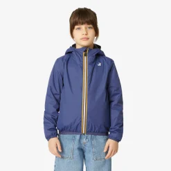 K-WAY P. Le Vrai 3.0 Claude Warm - Jackets - Mid - Kid Unisex - Blue Medieval Store