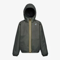 K-WAY P. Le Vrai 3.0 Claude Warm - Jackets - Mid - Kid Unisex - Green Blackish Fashion