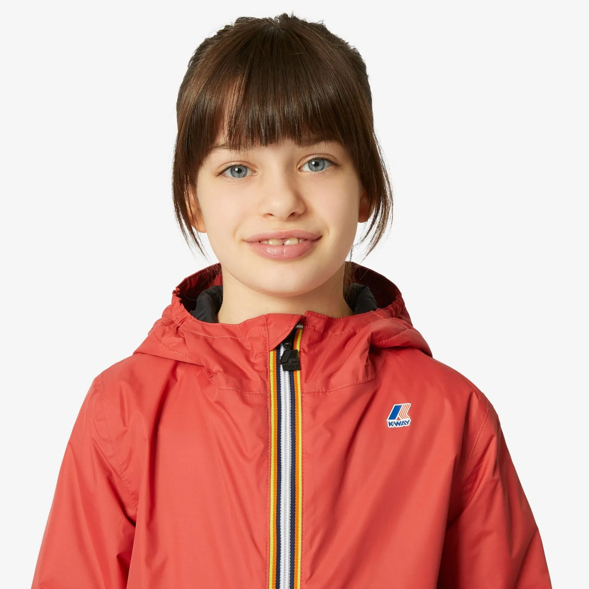 K-WAY P. Le Vrai 3.0 Claude Warm - Jackets - Mid - Kid Unisex - Red Jasper Flash Sale
