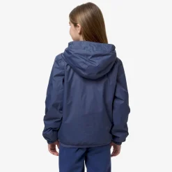 K-WAY P. Le Vrai 3.0 Claude Warm - Jackets - Mid - Kid Unisex - Blue Indigo Discount