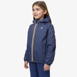 K-WAY P. Le Vrai 3.0 Claude Warm - Jackets - Mid - Kid Unisex - Blue Indigo Discount