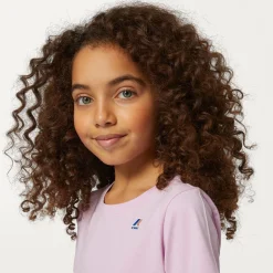 K-WAY P. Le Vrai 3.0 Edouard - T-Shirtstop - T-Shirt - Kid Unisex - Pink Lavender Outlet