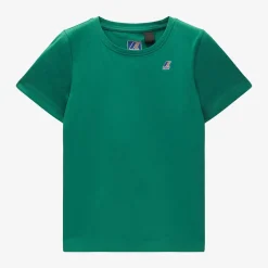 K-WAY P. Le Vrai 3.0 Edouard - T-Shirtstop - T-Shirt - Kid Unisex - Green Outlet
