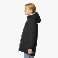 K-WAY P. Le Vrai 3.0 Eiffel Orsetto - Jackets - 3/4 Length - Kid Unisex - Ecru-Black Pure Best Sale