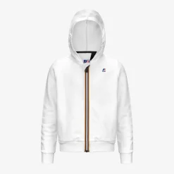 K-WAY P. Le Vrai Arnel Poly Cotton - Fleece - Jacket - Kid Unisex - White Best Sale