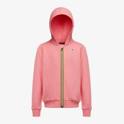K-WAY P. Le Vrai Arnel Poly Cotton - Fleece - Jacket - Kid Unisex - Pink Md Shop