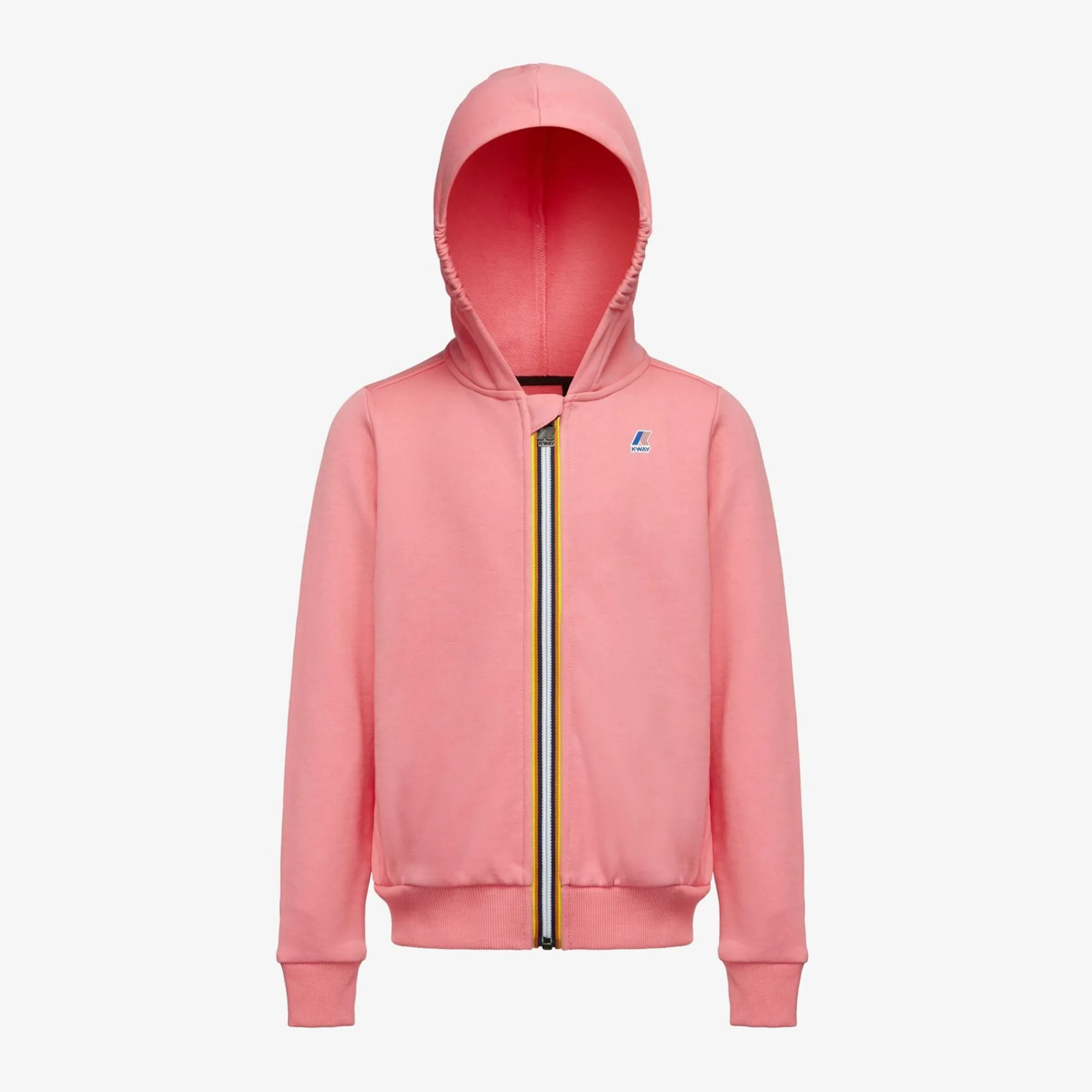 K-WAY P. Le Vrai Arnel Poly Cotton - Fleece - Jacket - Kid Unisex - Pink Md Shop