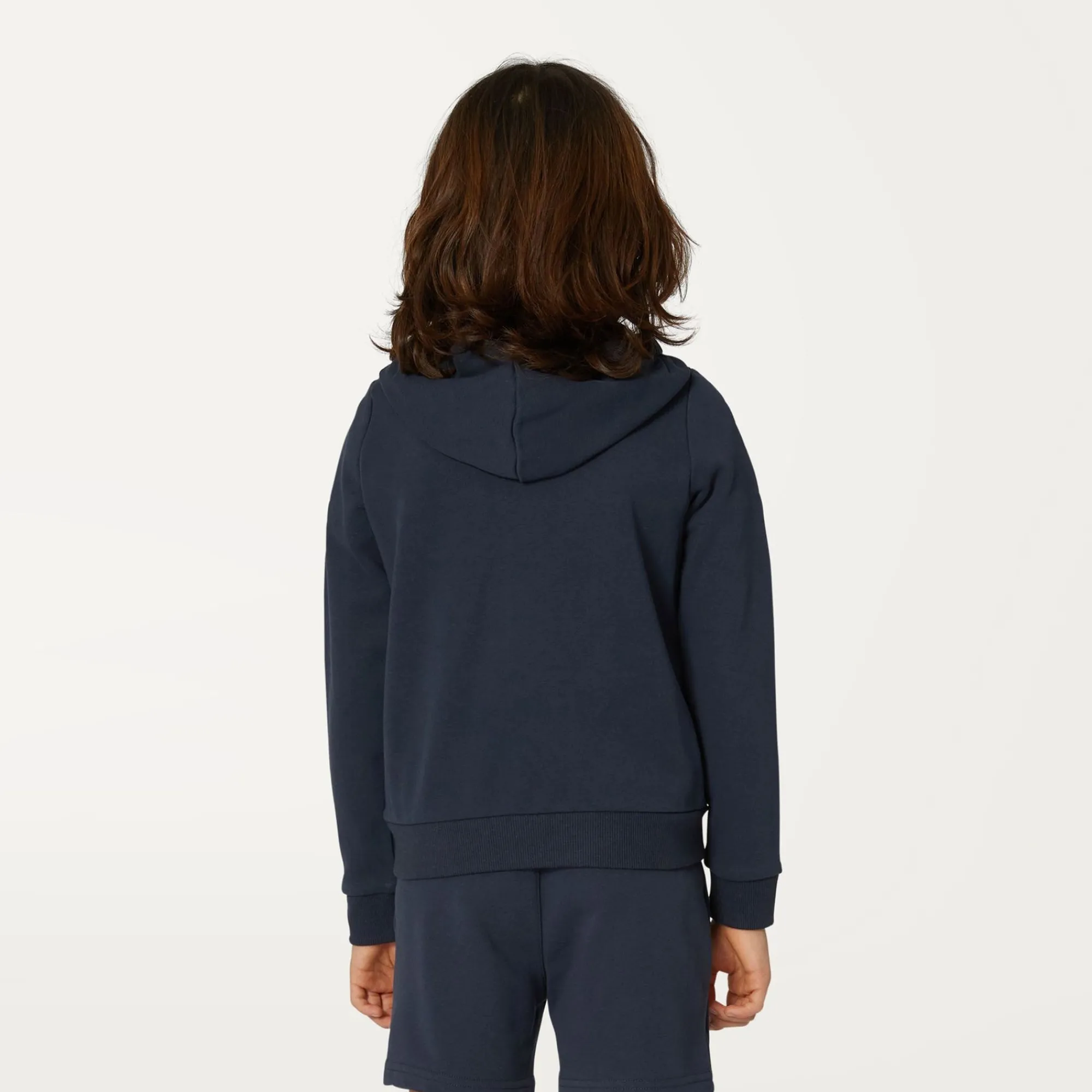 K-WAY P. Le Vrai Arnel Poly Cotton - Fleece - Jacket - Kid Unisex - Blue Depth Flash Sale