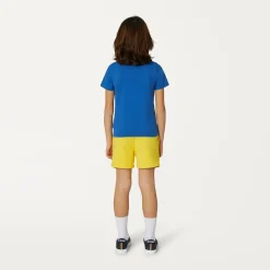 K-WAY P. Le Vrai Dorian Poly Cotton - Shorts - Sportshorts - Kid Unisex - Yellow Dk New