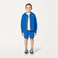 K-WAY P. Le Vrai Dorian Poly Cotton - Shorts - Sportshorts - Kid Unisex - Blue Royal Marine Flash Sale