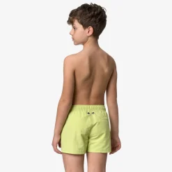 K-WAY P. Le Vrai Olivier - Bathing Suits - Swimming Trunk - Boy - Green Celery Sale
