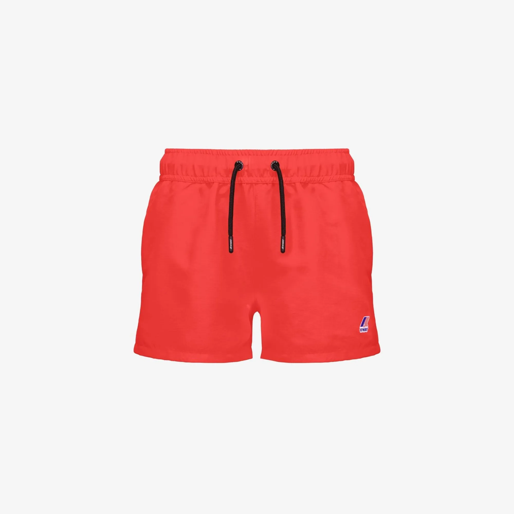 K-WAY P. Le Vrai Olivier Fluo - Bathing Suits - Swimming Trunk - Boy - Red Papavero Cheap