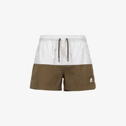 K-WAY P. Leslie - Bathing Suits - Swimming Trunk - Boy - White-Brown C Clearance