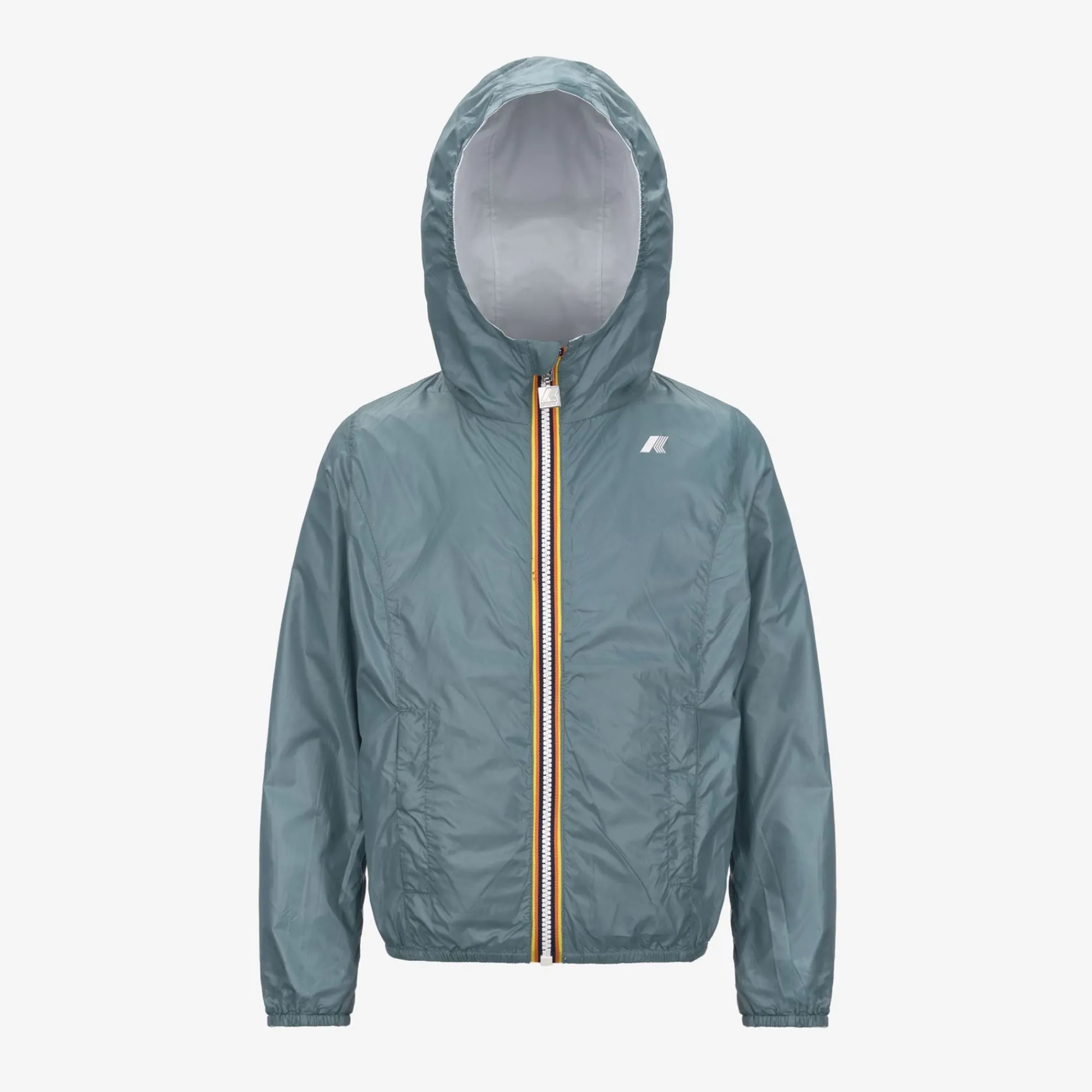 K-WAY P. Lily Plus.2 Reversible - Jackets - Short - Girl - Grey S-Green P Sale