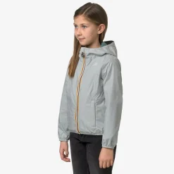 K-WAY P. Lily Plus.2 Reversible - Jackets - Short - Girl - Grey S-Green P Sale