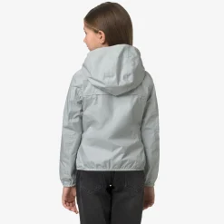 K-WAY P. Lily Plus.2 Reversible - Jackets - Short - Girl - Grey S-Green P Sale