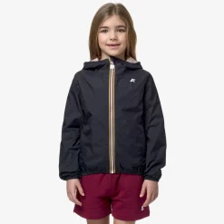 K-WAY P. Lily Plus.2 Reversible - Jackets - Short - Girl - Blue D-Pink Store