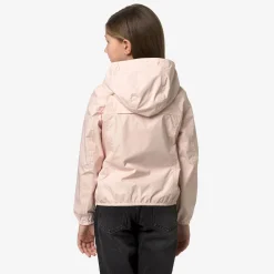 K-WAY P. Lily Plus.2 Reversible - Jackets - Short - Girl - Pink Gardenia-Red Dk Cheap