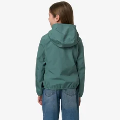 K-WAY P. Lily Stretch Poly Jersey - Jackets - Short - Girl - Green Palm Best