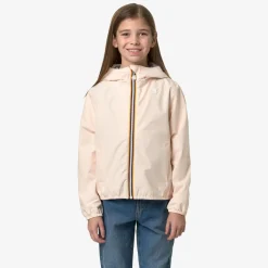 K-WAY P. Lily Stretch Poly Jersey - Jackets - Short - Girl - Pink Gardenia Best