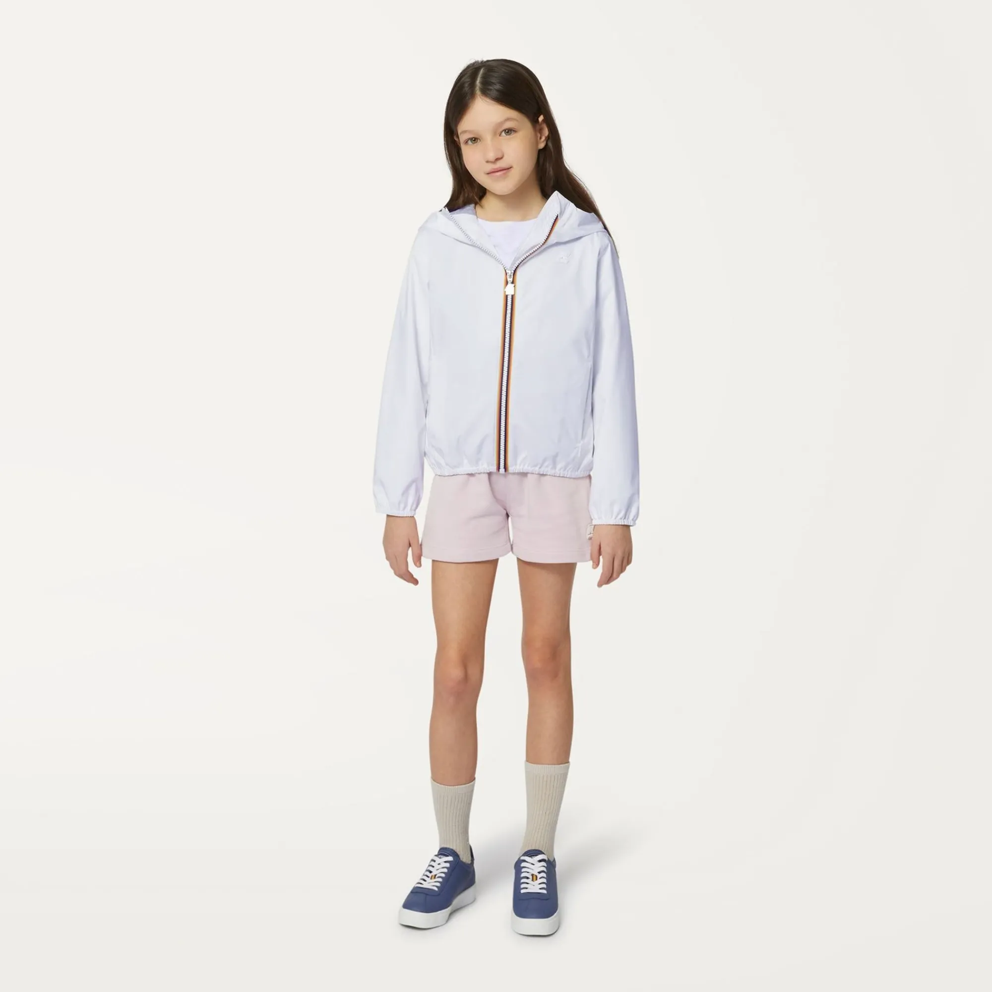 K-WAY P. Lily Stretch Poly Jersey - Jackets - Short - Girl - White Clearance
