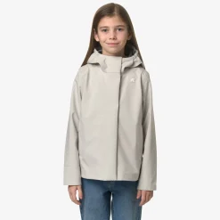 K-WAY P. Madlaine Bonded Jersey - Jackets - Short - Girl - Beige Lt Clearance