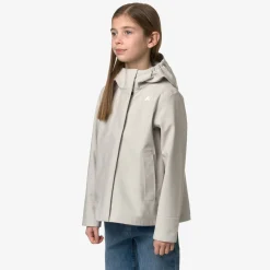 K-WAY P. Madlaine Bonded Jersey - Jackets - Short - Girl - Beige Lt Clearance