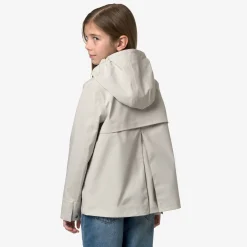 K-WAY P. Madlaine Bonded Jersey - Jackets - Short - Girl - Beige Lt Clearance
