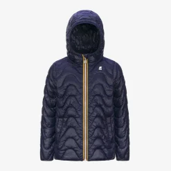 K-WAY P. Madlaine Quilted Warm - Jackets - Short - Girl - Blue Depth Flash Sale