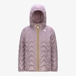 K-WAY P. Madlaine Quilted Warm - Jackets - Short - Girl - Violet Dusty Clearance