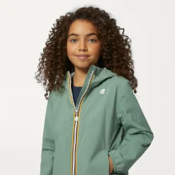 K-WAY P. Marguerite Stretch Poly Jersey - Jackets - Mid - Girl - Green Fjord Flash Sale