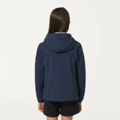 K-WAY P. Marguerite Stretch Poly Jersey - Jackets - Mid - Girl - Blue Depth Fashion
