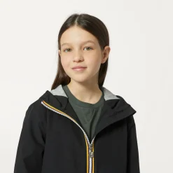 K-WAY P. Marguerite Stretch Poly Jersey - Jackets - Mid - Girl - Black Pure Clearance
