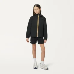 K-WAY P. Marguerite Stretch Poly Jersey - Jackets - Mid - Girl - Black Pure Clearance