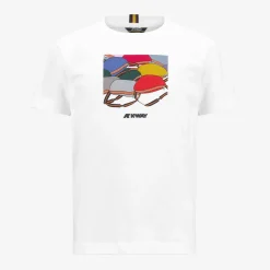 K-WAY P. Odom Heritage - T-Shirtstop - T-Shirt - Boy - White Best Sale