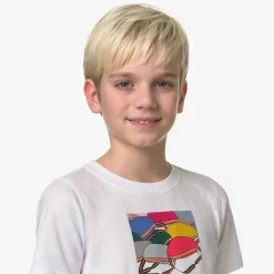 K-WAY P. Odom Heritage - T-Shirtstop - T-Shirt - Boy - White Best Sale