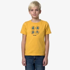 K-WAY P. Odom How To Pack - T-Shirtstop - T-Shirt - Boy - Yellow Mimosa Shop