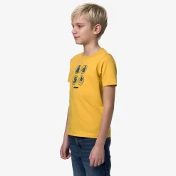K-WAY P. Odom How To Pack - T-Shirtstop - T-Shirt - Boy - Yellow Mimosa Shop