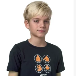 K-WAY P. Odom How To Pack - T-Shirtstop - T-Shirt - Boy - Blue Depth Shop