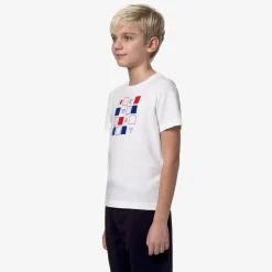 K-WAY P. Odom Puzzle - T-Shirtstop - T-Shirt - Boy - White Cheap