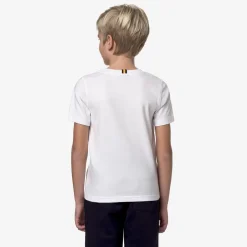 K-WAY P. Odom Puzzle - T-Shirtstop - T-Shirt - Boy - White Cheap