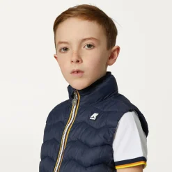 K-WAY P. Valen Quilted Warm - Jackets - Vest - Boy - Blue Depth Cheap