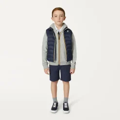K-WAY P. Valen Quilted Warm - Jackets - Vest - Boy - Blue Depth Cheap