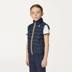 K-WAY P. Valen Quilted Warm - Jackets - Vest - Boy - Blue Depth Cheap