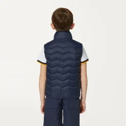 K-WAY P. Valen Quilted Warm - Jackets - Vest - Boy - Blue Depth Cheap