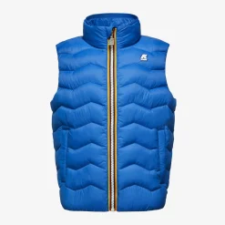 K-WAY P. Valen Quilted Warm - Jackets - Vest - Boy - Blue Royal Marine Store