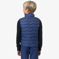 K-WAY P. Valen Quilted Warm - Jackets - Vest - Boy - Blue Fiord Discount