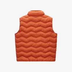 K-WAY P. Valen Quilted Warm - Jackets - Vest - Boy - Orange Copper Best Sale