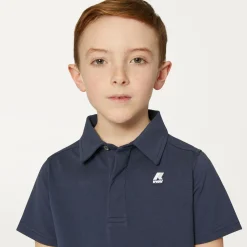 K-WAY P. Vincelle - Polo Shirts - Polo - Boy - Blue Depth Online